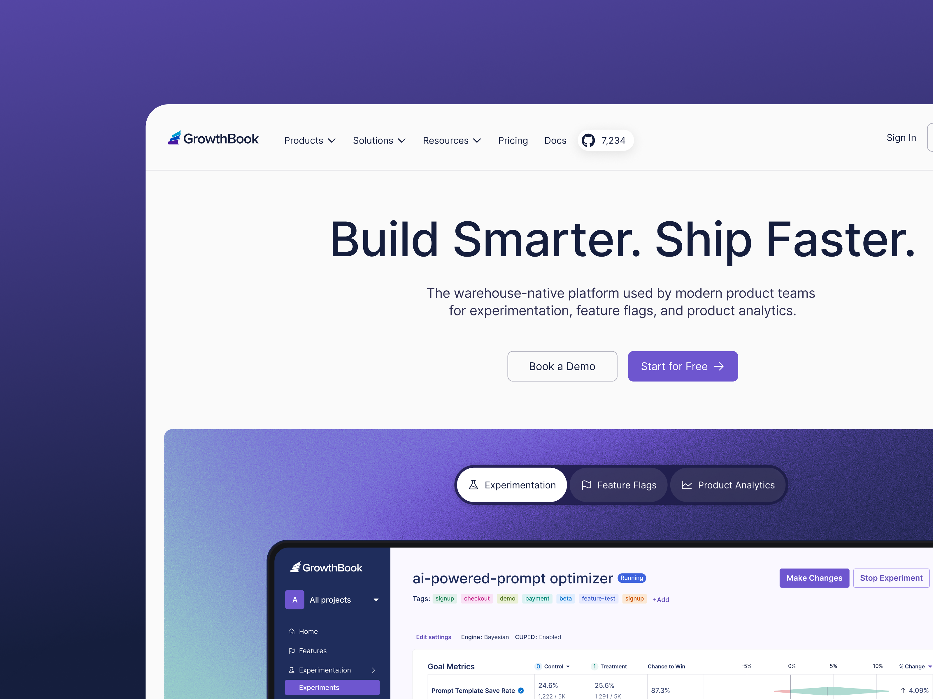 Built to Convert — GrowthBook animation design motion graphics ui web design website