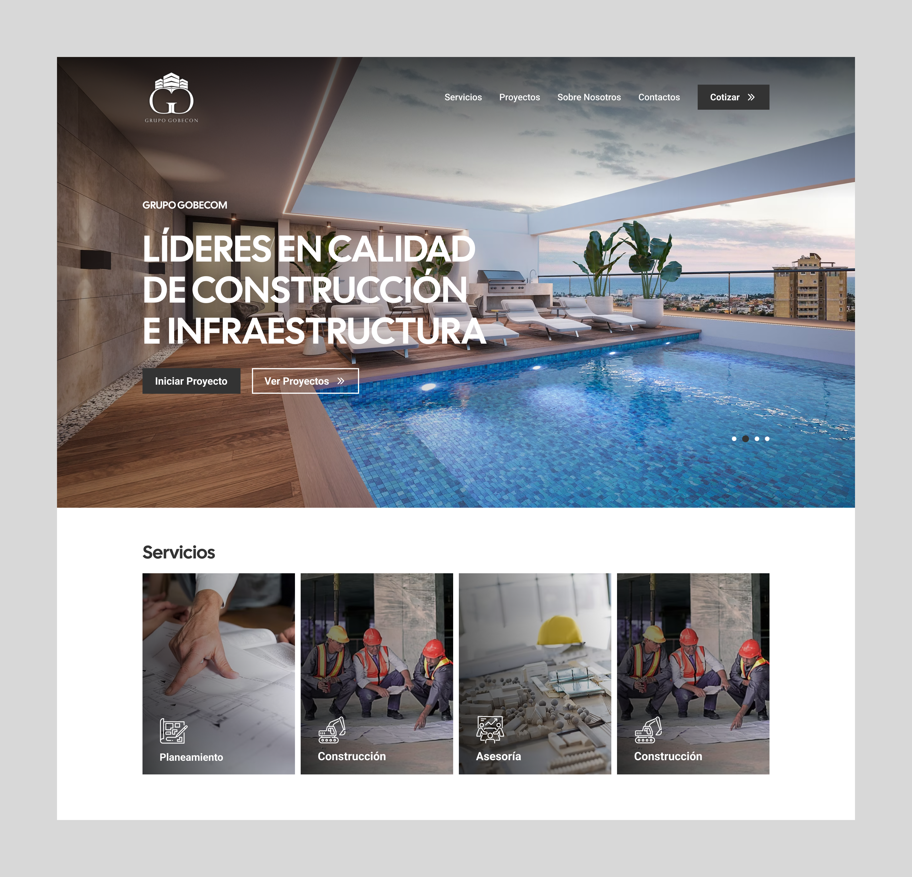 One Page Website Redesign - WIP figma real state ui ux web design