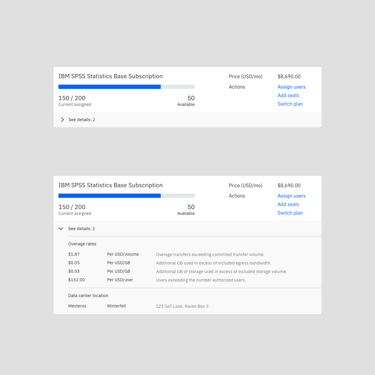 IBM — "Assign Users" Module animation graphic design ui
