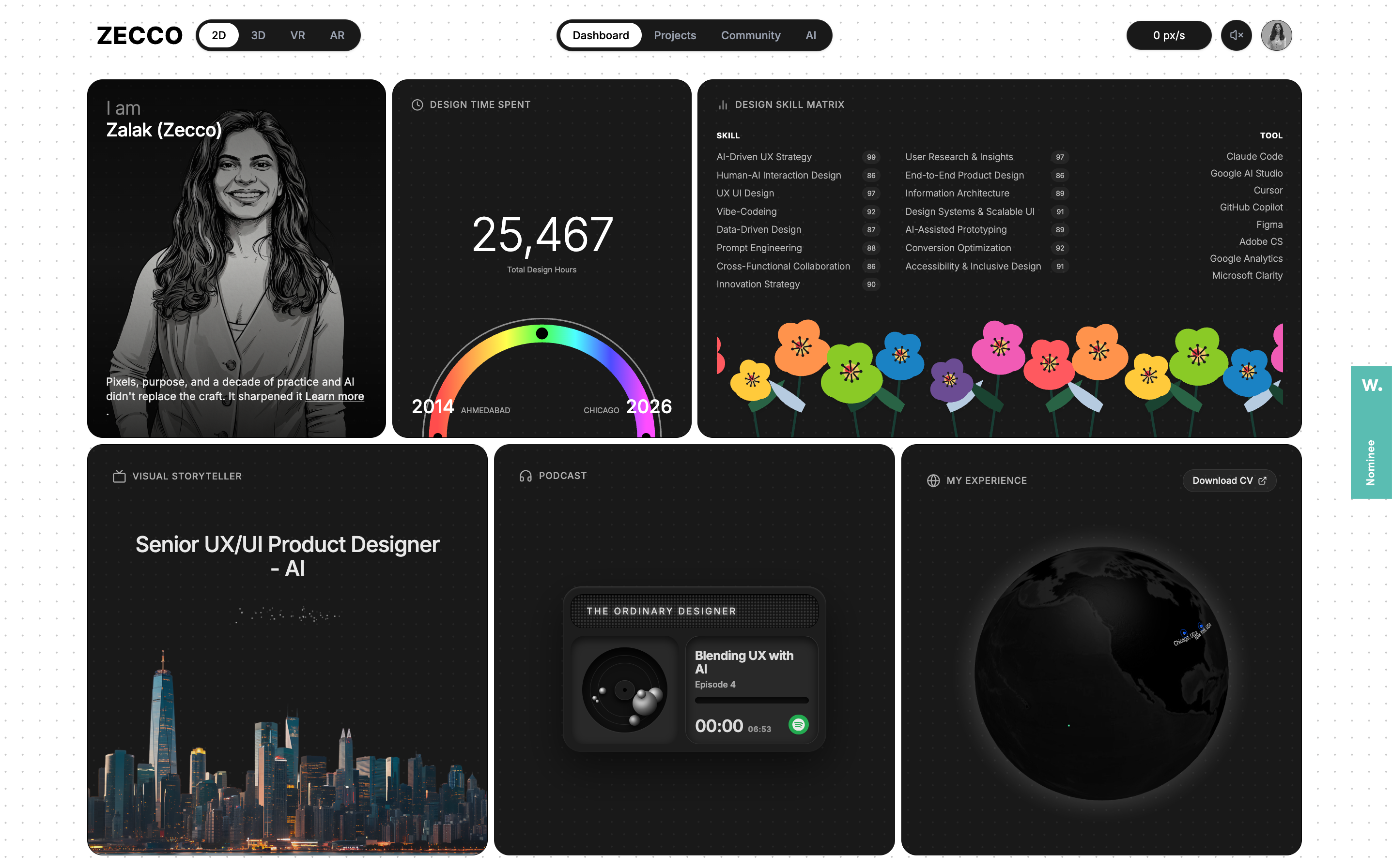 Awwwrds - Nominee 3d animation branding graphic design logo motion graphics portfolio ui