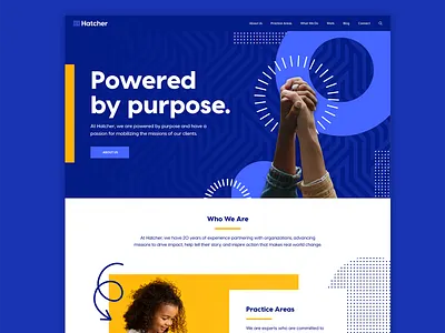 Hatcher Website Redesign agency redesign web design website