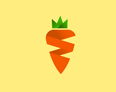 Carrot branding graphic design logo