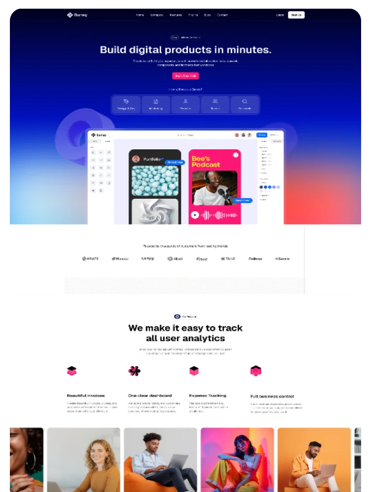 Example of I Will Build A Modern Webflow Website.