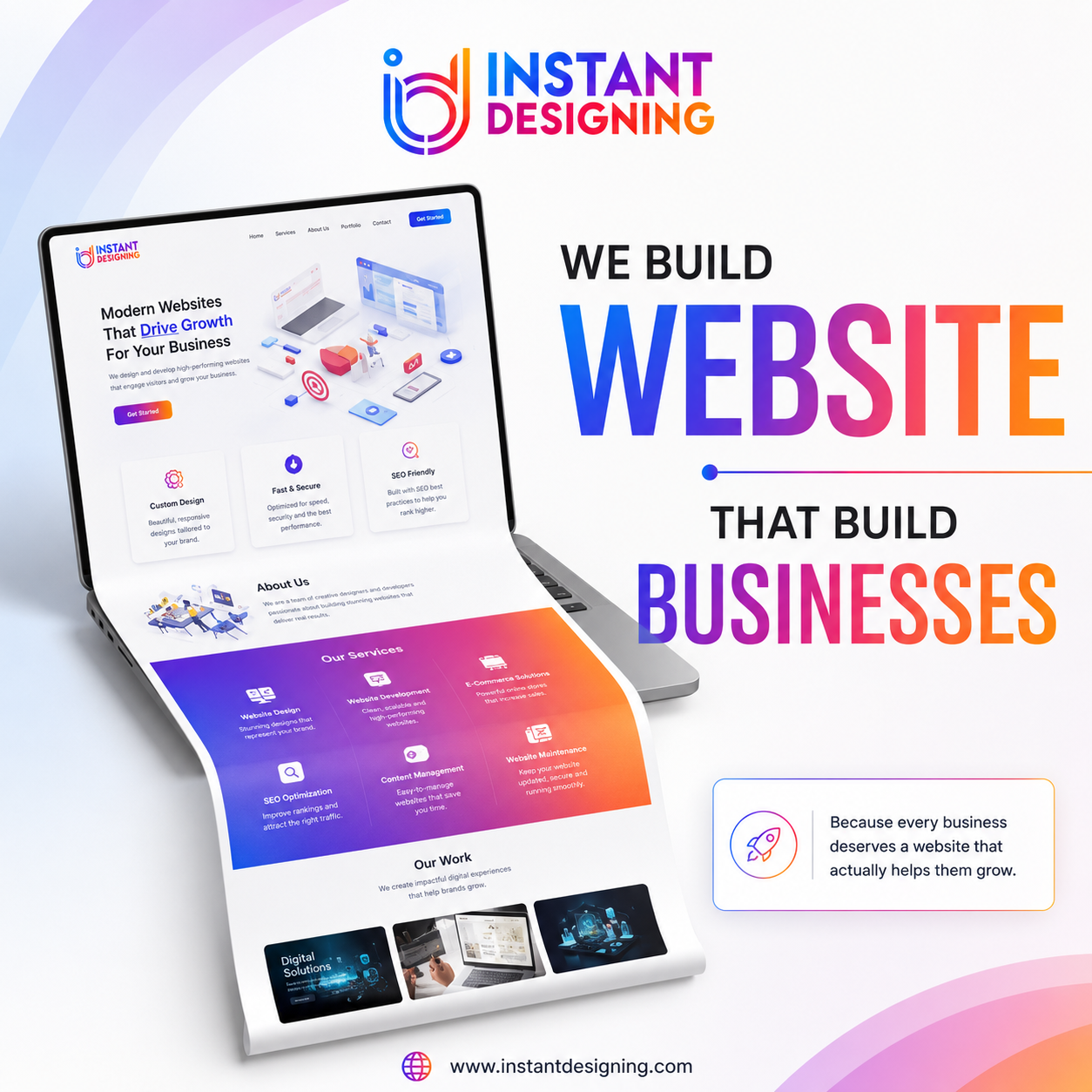 Your website should speak before you do. 3d animation branding graphic design logo motion graphics ui