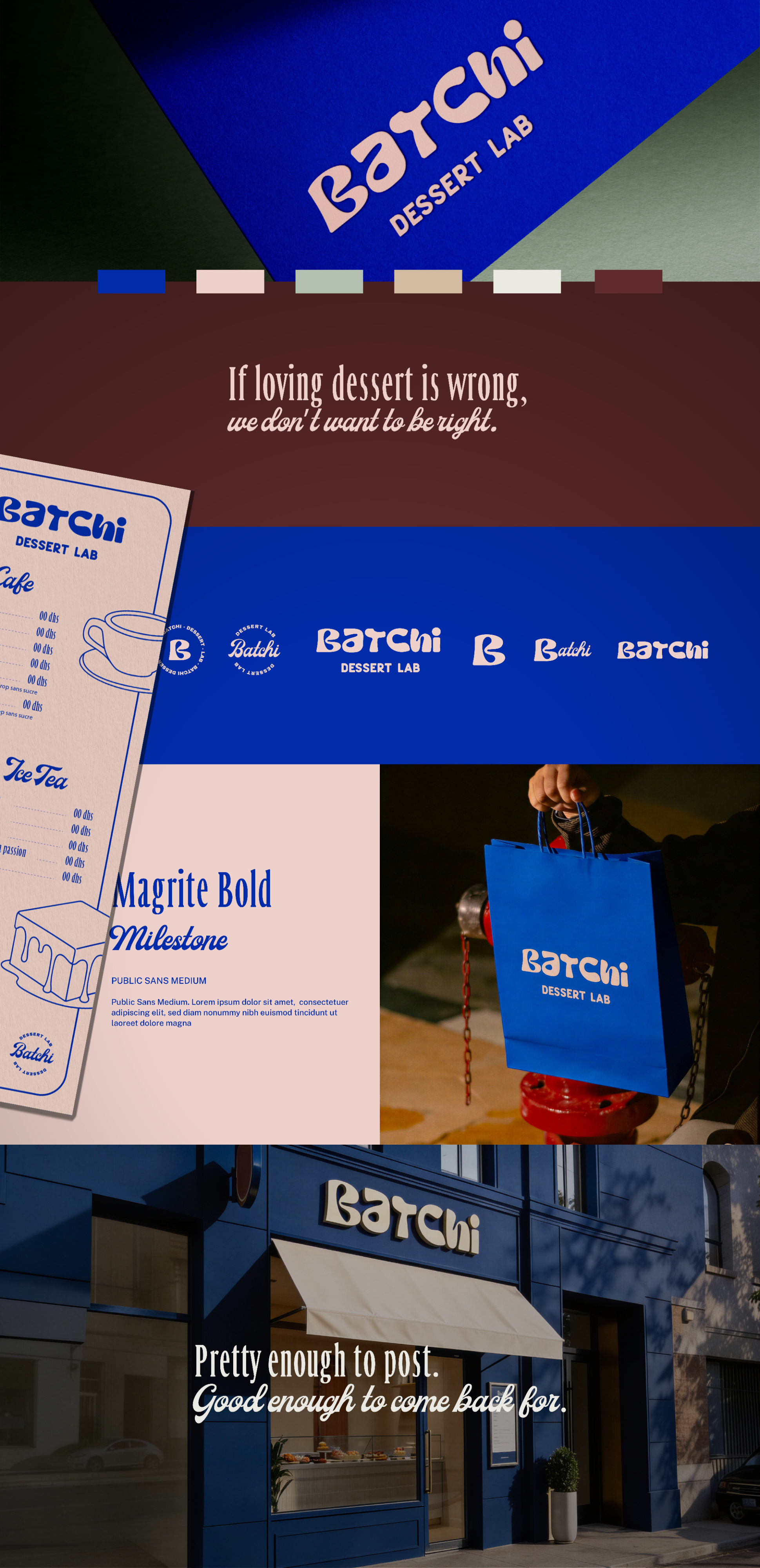 BATCHI bbq branding burger cake chicken cookies dessert food logo system mexican minimalist pizza restaurant sushi sweet