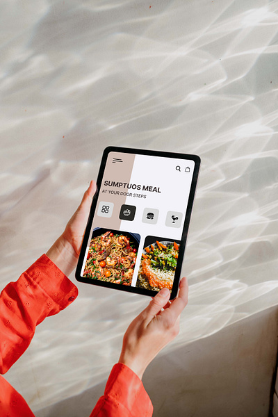 Meal App Redesign design graphic design ui