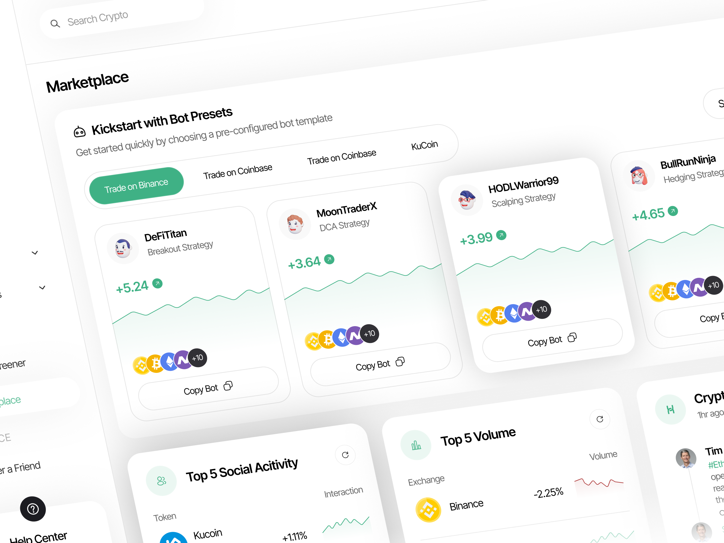 Chainex - Crypto Trading Dashboard UI admin dashboard analytics dashboard blockchain bot marketplace crypto dashboard crypto exchange crypto trading dashboard ui data visualization design system figma fintech modern ui saas dashboard trading dashboard trading platform ui design ux design web app web dashboard