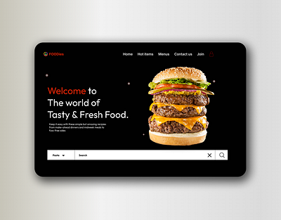 Burger Landing Page