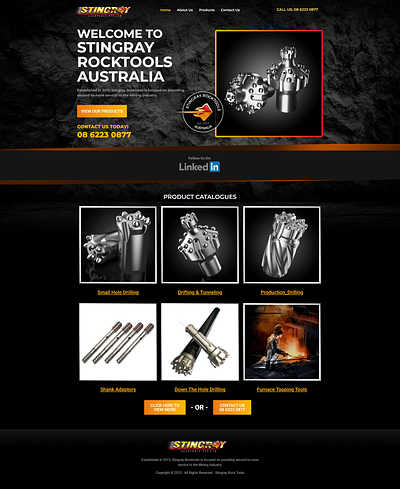 Stingray Rock Tools app branding design elementor graphic design logo surjithsachith surrland ui ux wordpress