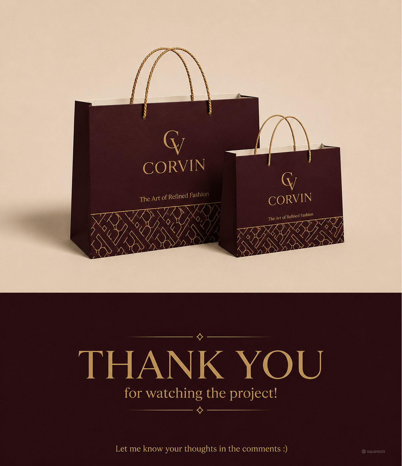 CORVIN | Luxury Fashion Brand Identity brand identity design fashion brand identity handbag branding luxury logo design monogram logo packaging design visual identity