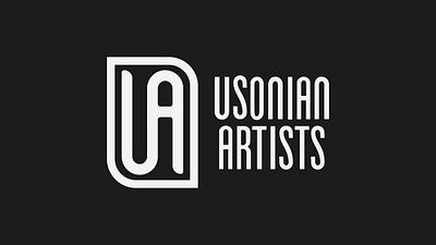 Usonian Artists branding design graphic design illustration logo typography vector