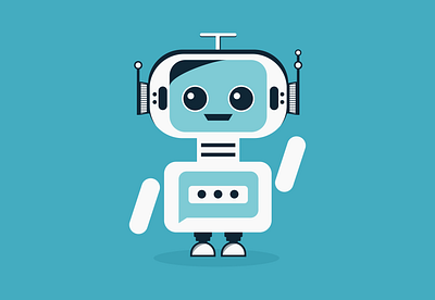 Sokolo TCHATBOT cartoon cute flat flat design graphic design illustration logo prompt robot weeklywarmup