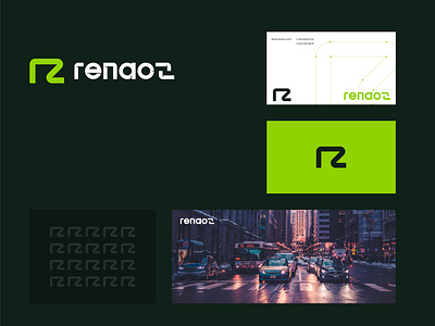 renaoz Logo Design brand identity branding logo logo design mark tech technology