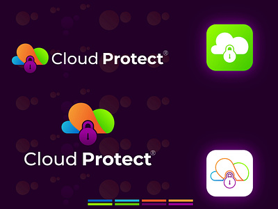 Cloud Protect Iconic Logo - Unused (Ready For Sale) a b c d e f g h i j k l m n abstract logo blockchain branding creative logo crypto defi ecommerce fintech lettering link logo design logo designer logos mark modern logo monogram o p q r s t u v w x y z web3 logo word mark