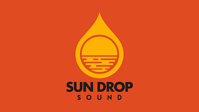 Sun Drop Sound branding design graphic design illustration logo typography vector