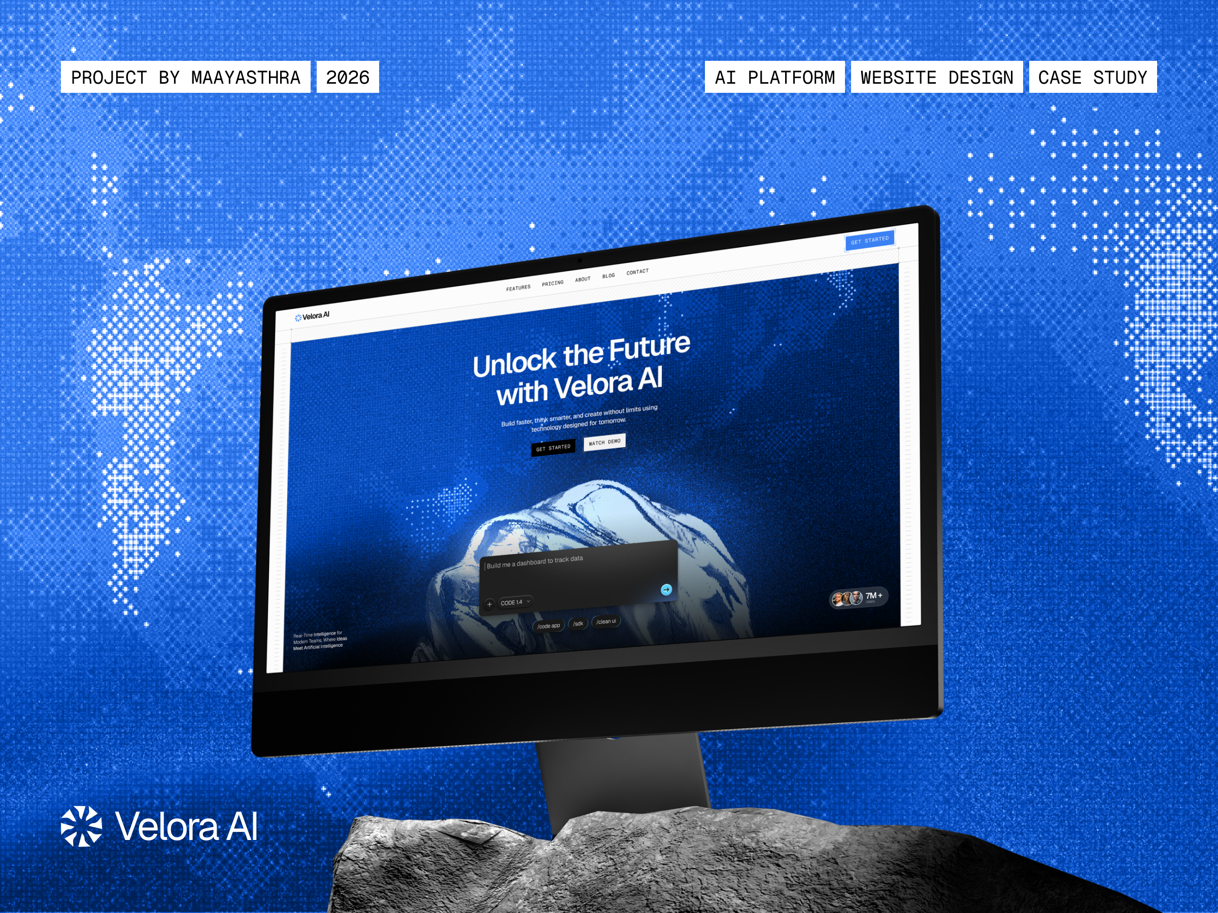 Velora AI - Brand Identity & AI Platform Website Design ai branding ai design ai platform ai website artificial intelligence brand identity branding landing page landing page design logo design logo guidelines product design responsive design saas branding tech branding ui design ux design visual identity web design website design
