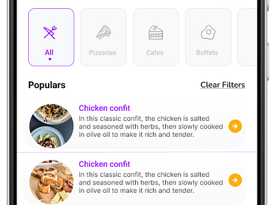 Food menu App by victor abiodun on Dribbble