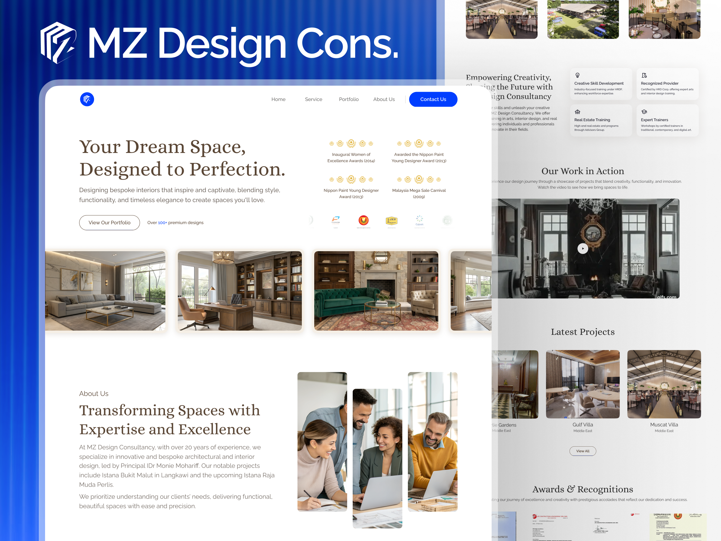 MZ Design ✨ creativedesign digitalexperience formics interiordesign webdesign