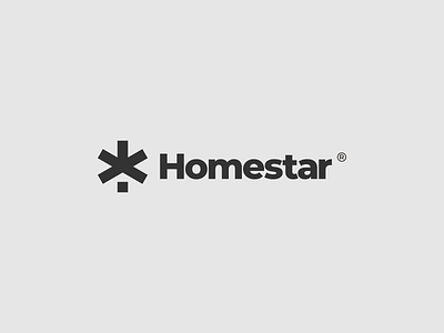 Homestar Logo app icon branding design flat icon logo monogram simple logo