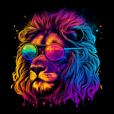 Ai Generative Lion Mascot ai ai generative ai generative mushrooms branding design generative generative ai generative ai lion illustration logo ui