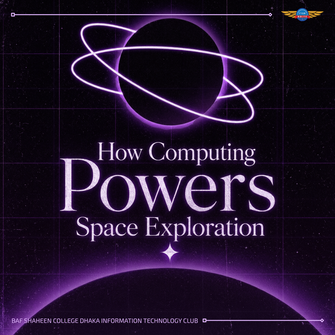 How Computing Powers Space Exploration article computing graphic design space technology