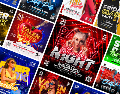 Night Club Party Flyer Design Template club dj flyer dj party download enjoy event free music night night club flyer party flyer sexy valentine