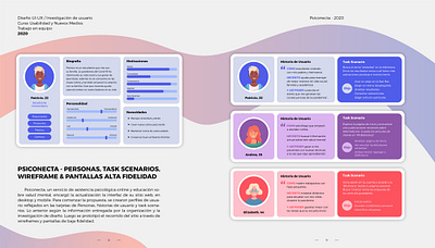 Postulación de diseño para Psiconecta app branding design graphic design illustration ui ux
