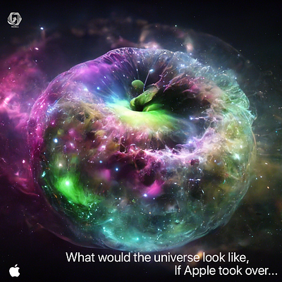 The Universal Apple ai animation apple logo midjourney
