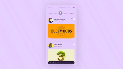 Social Designer | Mobile App app art design designer mobile pink social ui ux work
