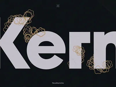 ND Kern font typedesign typeface typography