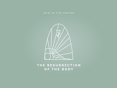 TBC Easter 2022 christ church design easter grave illustration resurrection