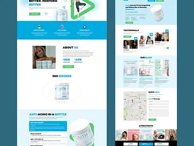 Streamlined E-Commerce Website Design for TMFJ YOUTH COLLAGEN PE branding and identity design e commerce design front end development mobile app design responsive design uxui design web design web development wordpress development