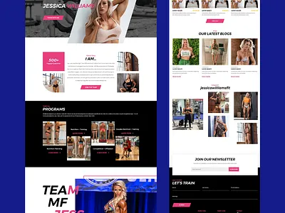 Personalized E-Commerce Website Design for TMFJ TRAINING & NUTRI cross platform design information architecture interaction landing page design mobile first design seo optimization visual design web accessibility