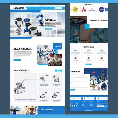 Intuitive E-Commerce Website Design for FLOWSEALL information architecture interaction design landing page design mobile first design seo optimization visual design web accessibility