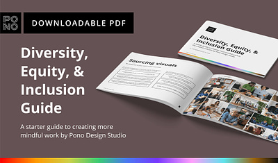 Diversity, Equity, and Inclusion Guide for Creatives accessibility dei di diversity diversity and inclusion equality equity guide for creatives inclusion mindful design work stock photography written communications