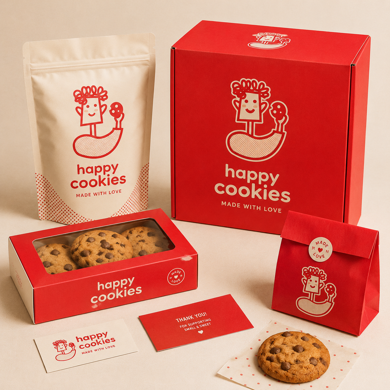 Sweet Snack Cookie Character Logo biscuit brand identity branding branding design character cookie cookies logo cute mascot food food illustration hand drawn logo handrawn illustration logo logo design logodesign mascot logo packaging design snack sweet