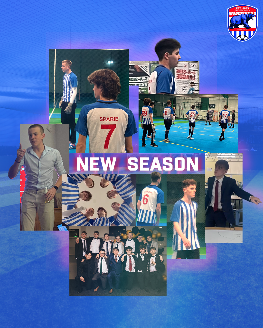 5 a'side Football Social Media Post football graphic design instagram poster sportsmedia