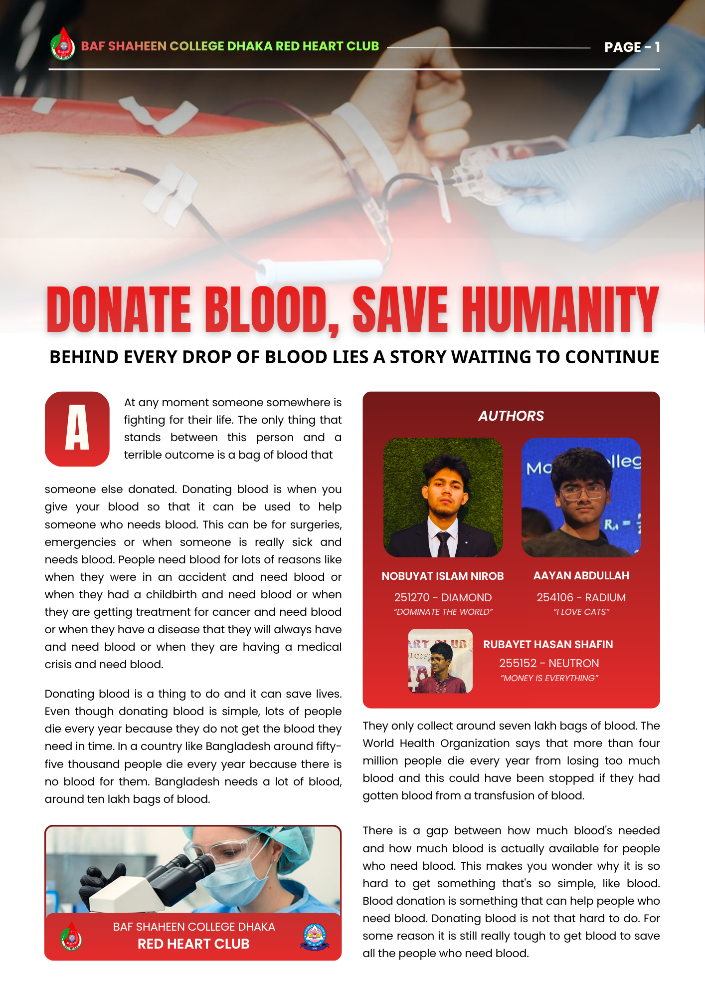 Donate Blood, Save Humanity blood donate blood donation save lives