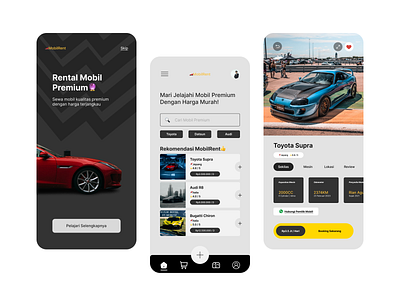 Rent App Concept app app design branding car rent car rent app design graphic design illustration logo motion graphics rent rent app rental rental app ui ui design ux vector web design