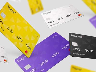 Payme - Bank Card Application bank card brand brand guide brand guidelines brand identity branding card card concept cardless concept credit card finance finance card logo money visual identity