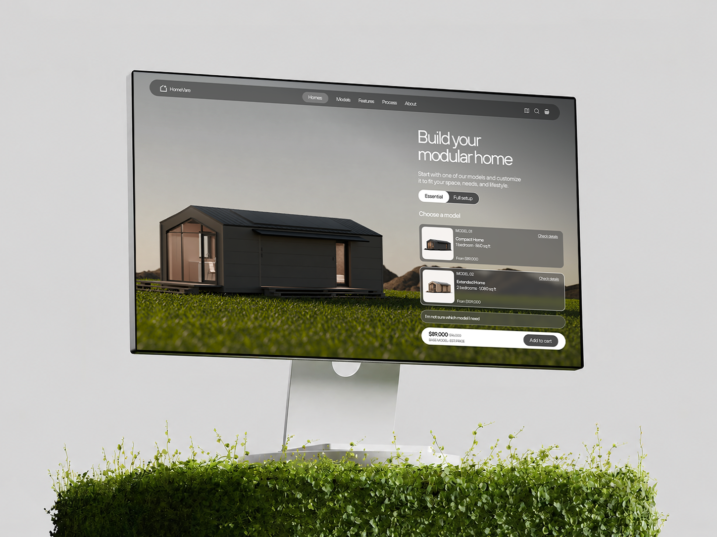 HomeVare — Modular Home Configurator branding marketplace e comm modular home e commerce homepage e commerce product design e commerce real estate e commerce ux design e commerce website ecommerce design landing page design makretplace architecture marketplace architecture marketplace homepage marketplace logo real estate marketplace real estate marketplace ui design marketplace web app marketplace web design marketplace website design product configurator