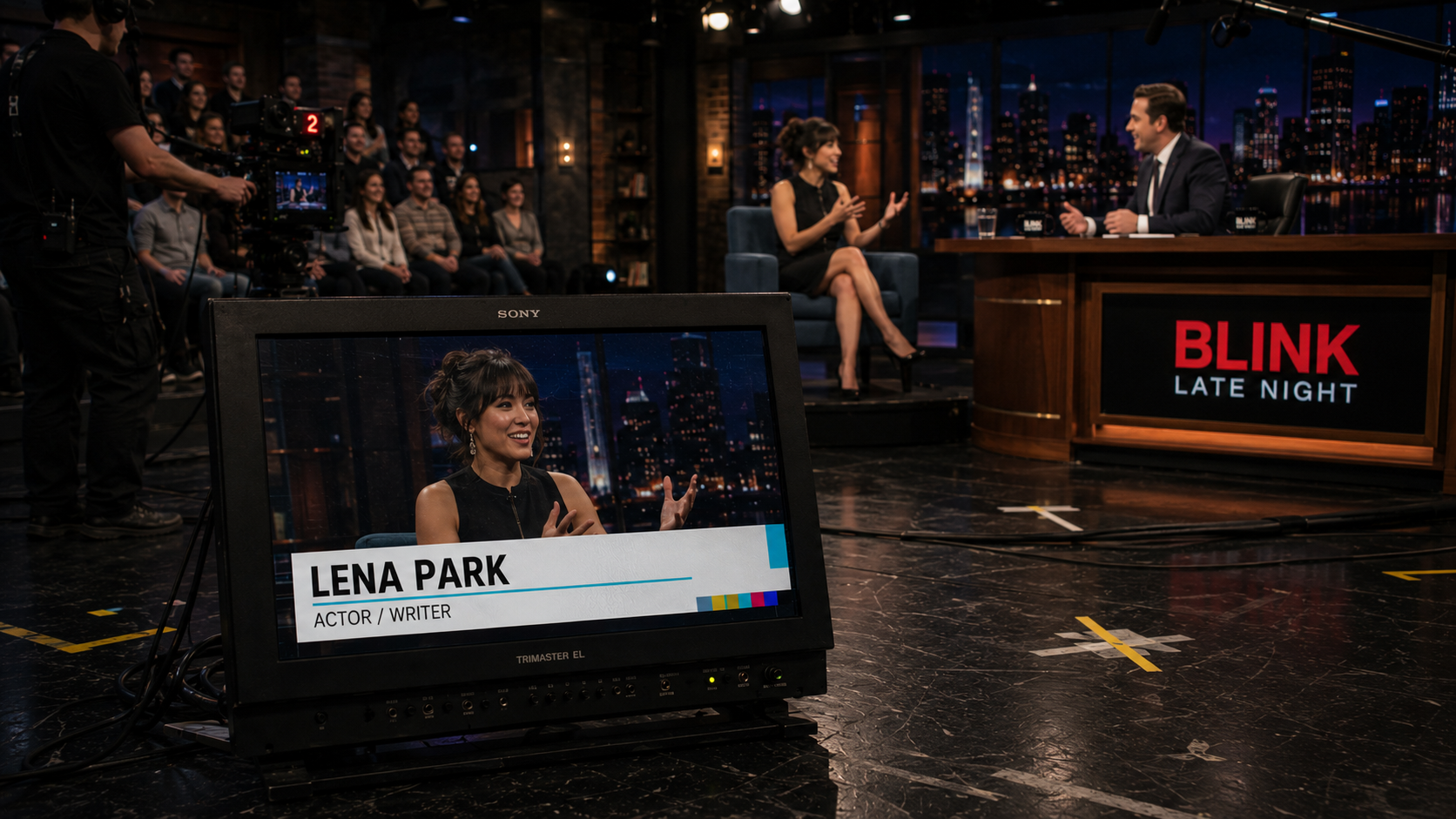 BLINK — Live Late-Night Sketch Comedy Broadcast Graphics Package 3d animation brand branding creative creative director design graphic design illustration logo motion graphics ui vector