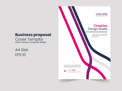 Annual report brochure flyer design template , Leaflet, presenta layout