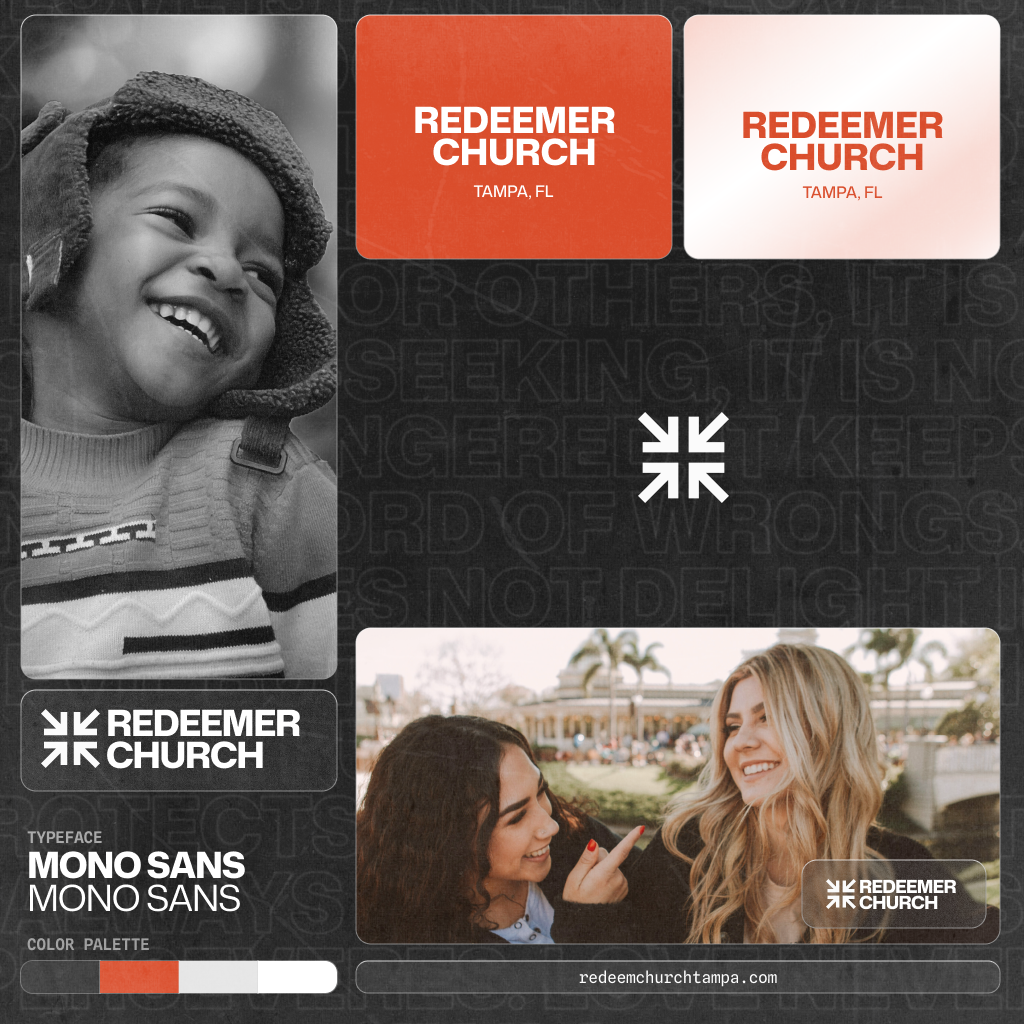 Redeemer Church - Brand Identity Overhaul branding graphic design logo