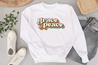 Grace & Peace Sweatshirt church design graphic design sweatshirt