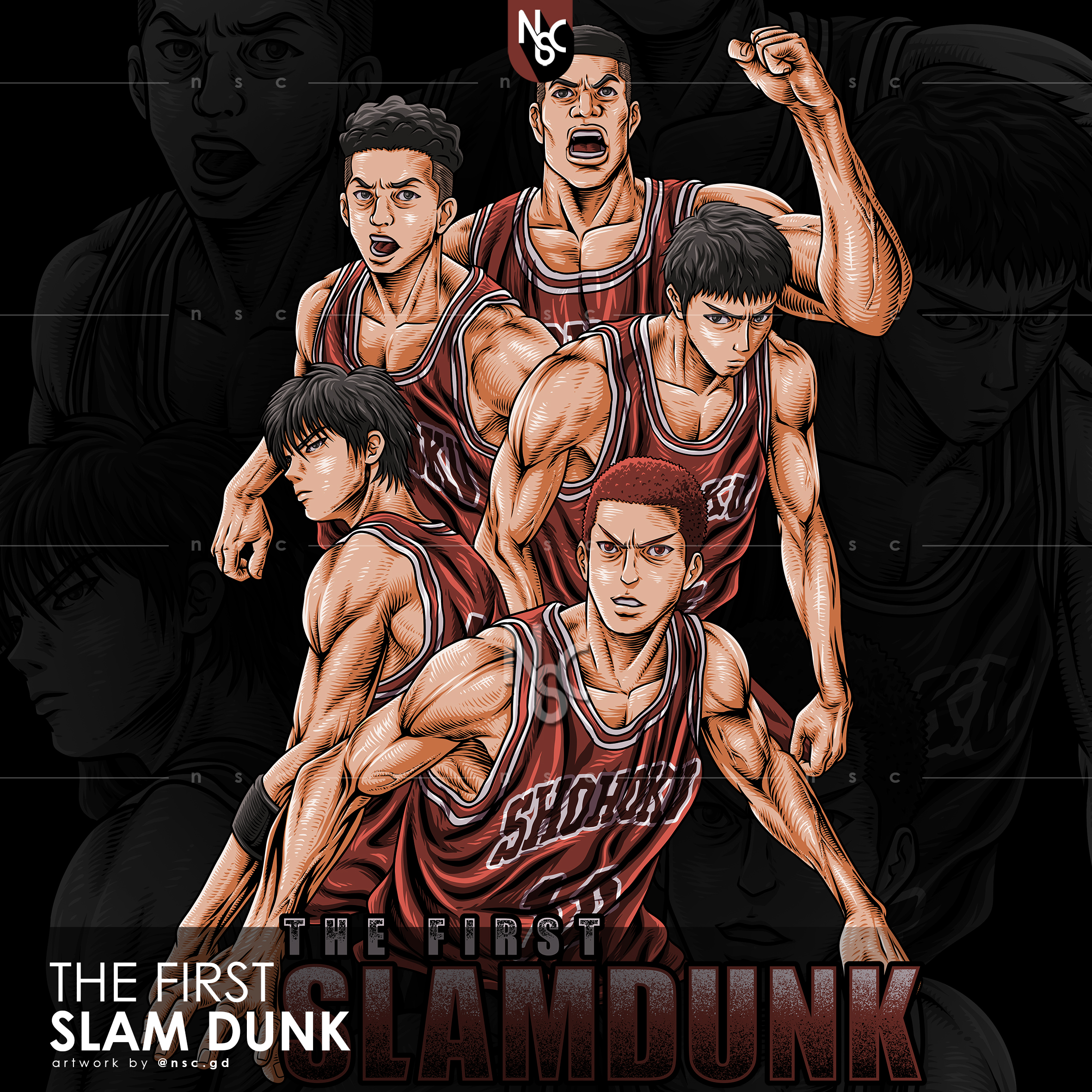 The First SLAM DUNK by NSC.gd on Dribbble