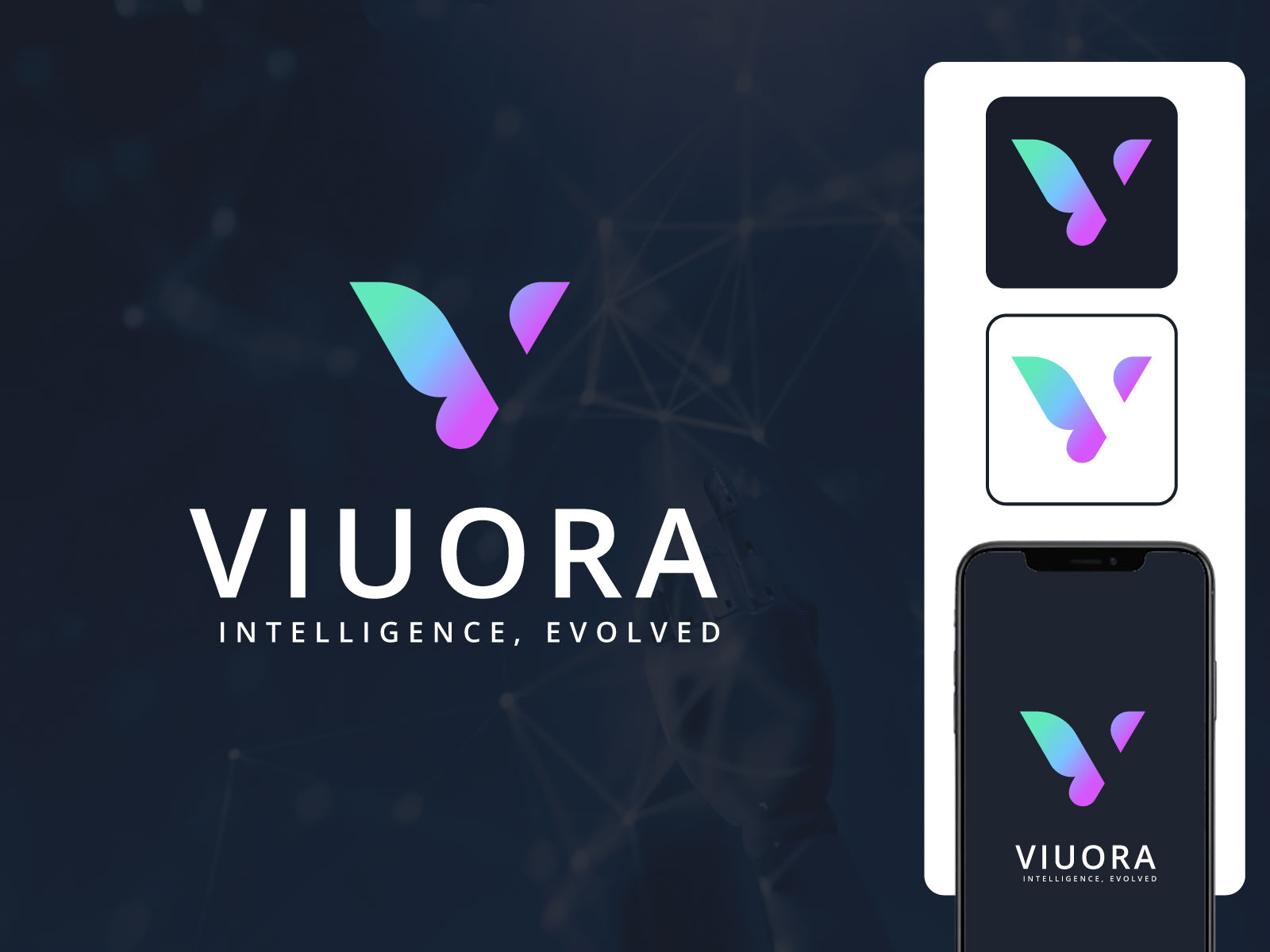 Viuora — Logo and Brand Identity Design ai brand branddesign brandidentity branding creative logo creativebranding first shot futuristic logo graphic design icon logo identitydesign lettermark logo logo logo design logotype memorable minimal design minimalist modernbranding visualidentity