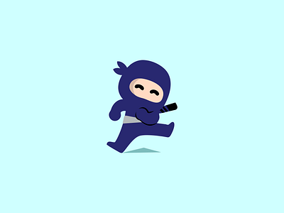 ninja kids artworks brand identity design illustration vector