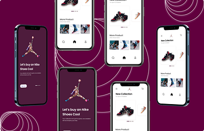 Nike Store Ecommerce branding graphic design ui