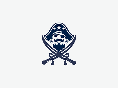 pirates ship artworks brand identity branding design lineart vector